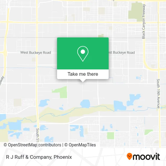 R J Ruff & Company map