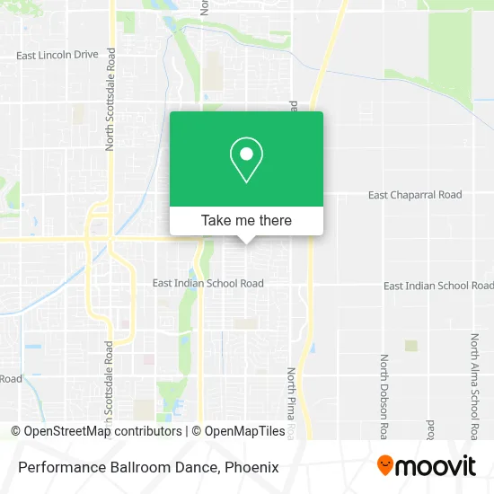 Performance Ballroom Dance map
