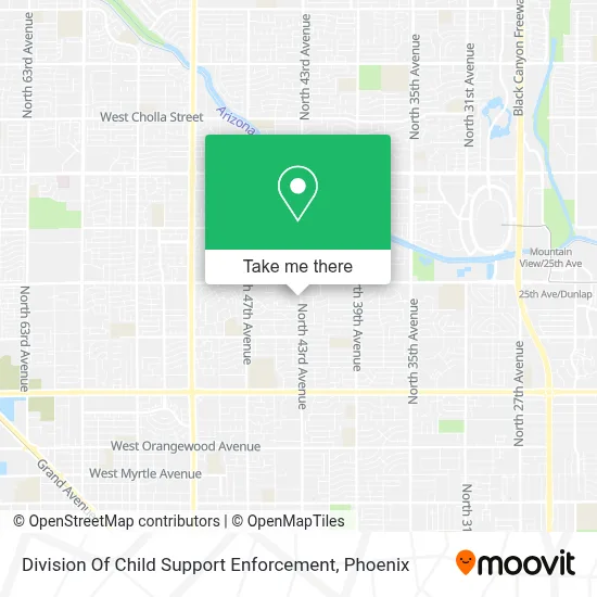 Division Of Child Support Enforcement map