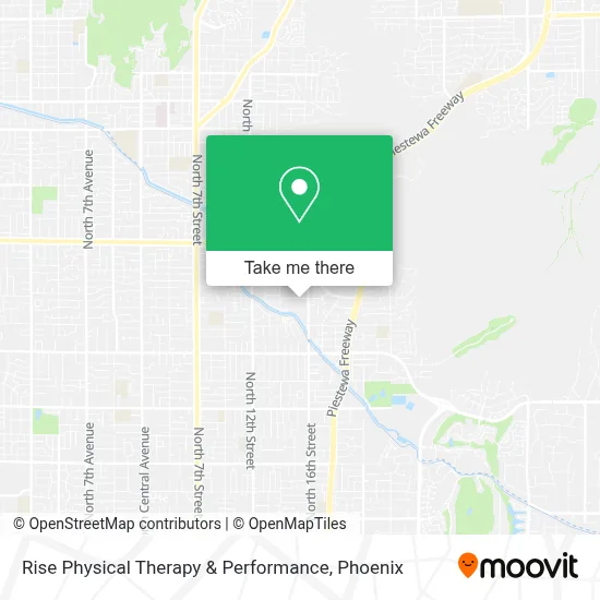 Rise Physical Therapy & Performance map