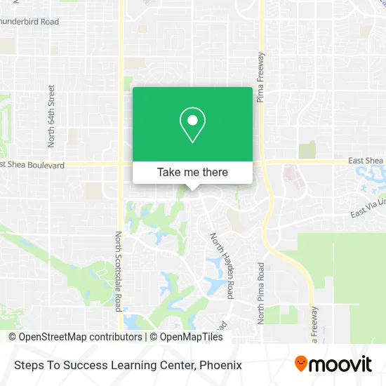Steps To Success Learning Center map