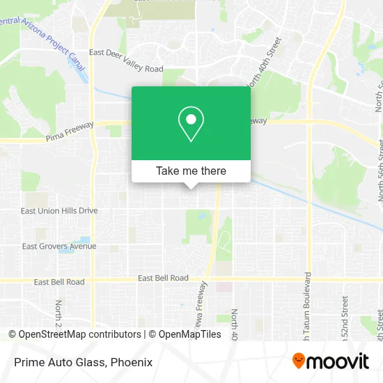 Prime Auto Glass map