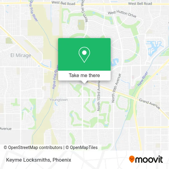 Keyme Locksmiths map