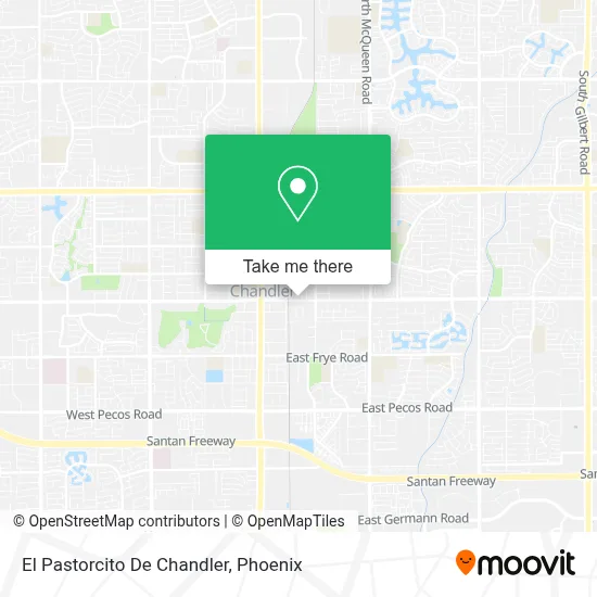 El Pastorcito De Chandler map