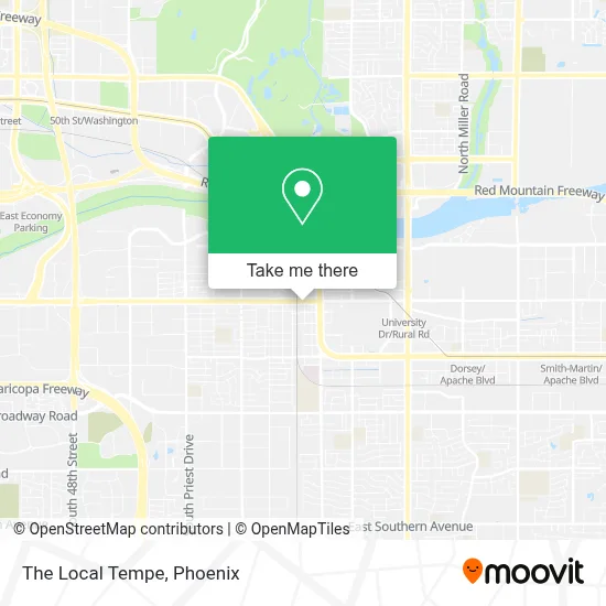 The Local Tempe map