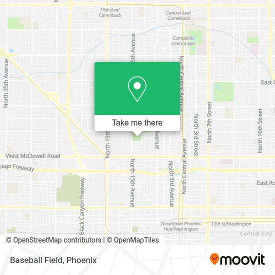 Baseball Field map