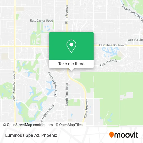 Luminous Spa Az map