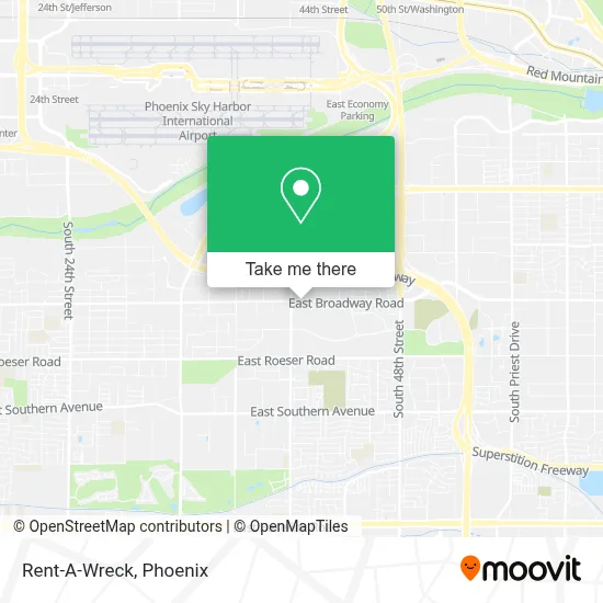Rent-A-Wreck map