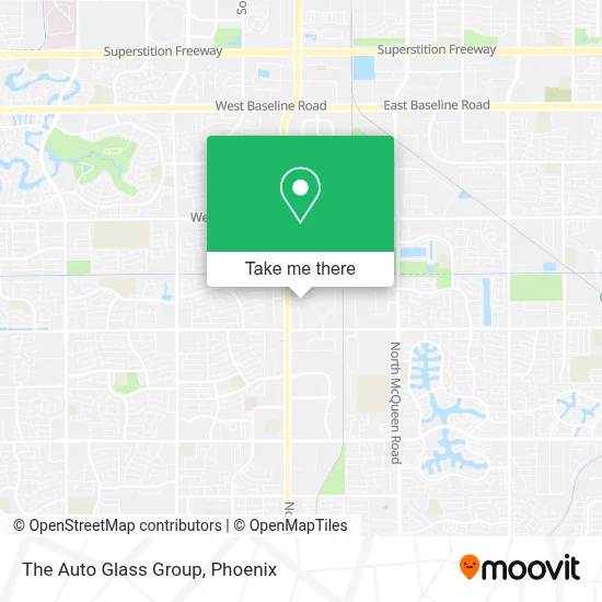 The Auto Glass Group map