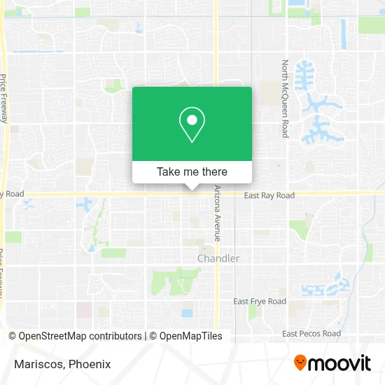Mariscos map