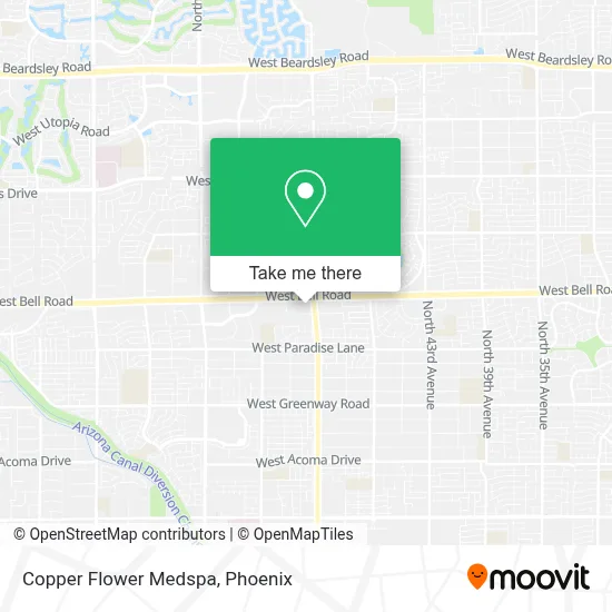 Copper Flower Medspa map