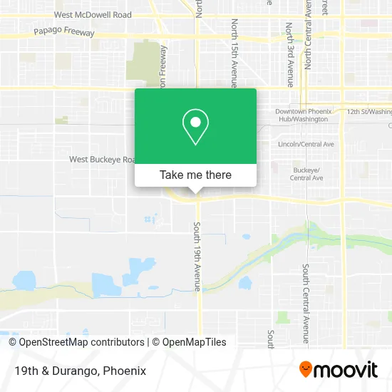 19th & Durango map