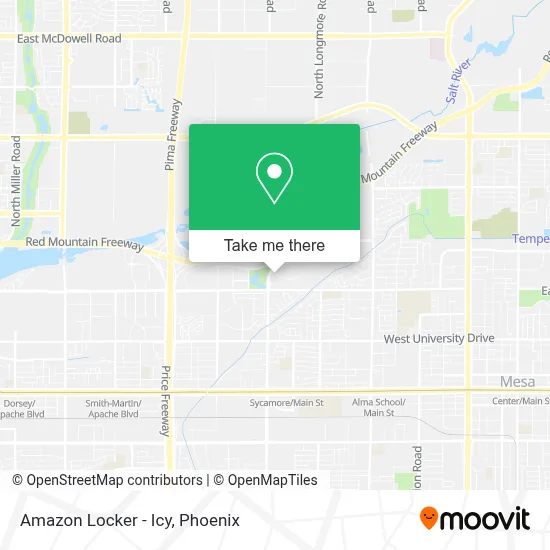 Amazon Locker - Icy map