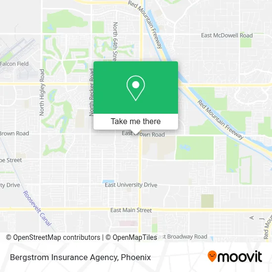 Bergstrom Insurance Agency map