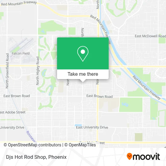 Djs Hot Rod Shop map