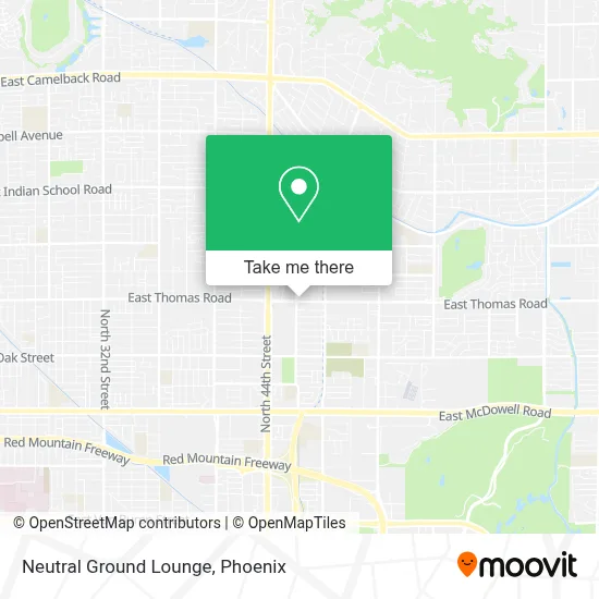 Neutral Ground Lounge map