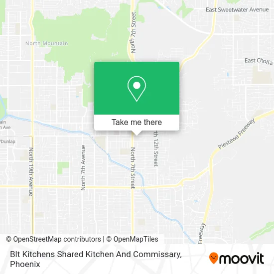 Blt Kitchens  Shared Kitchen And Commissary map