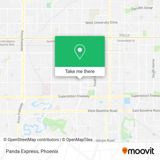 Panda Express map