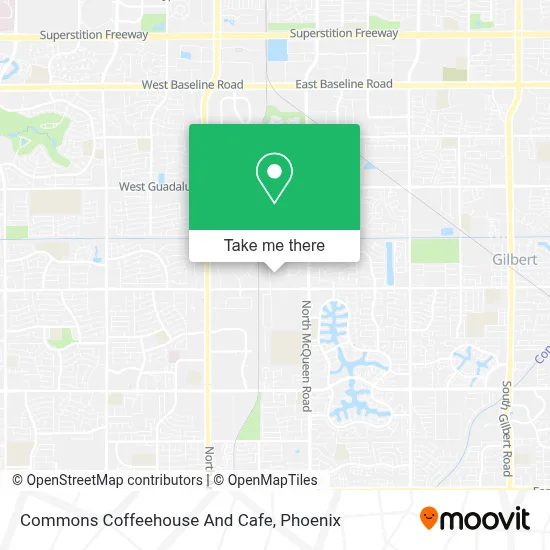 Commons Coffeehouse And Cafe map