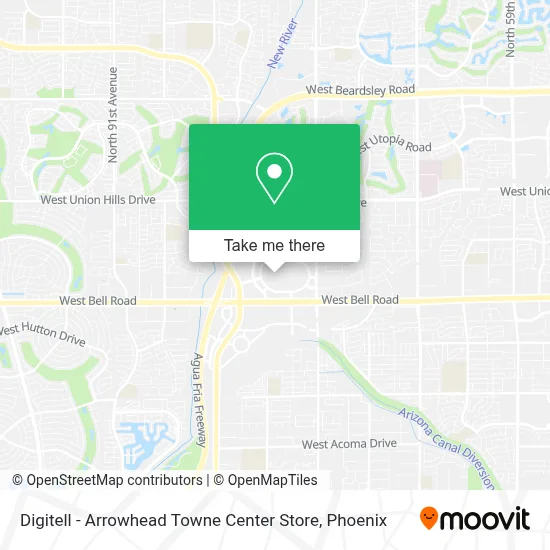 Digitell - Arrowhead Towne Center Store map