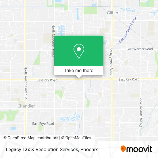 Legacy Tax & Resolution Services map