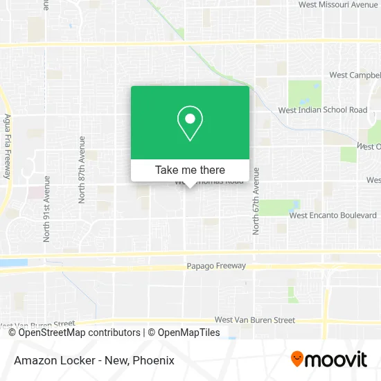 Amazon Locker - New map