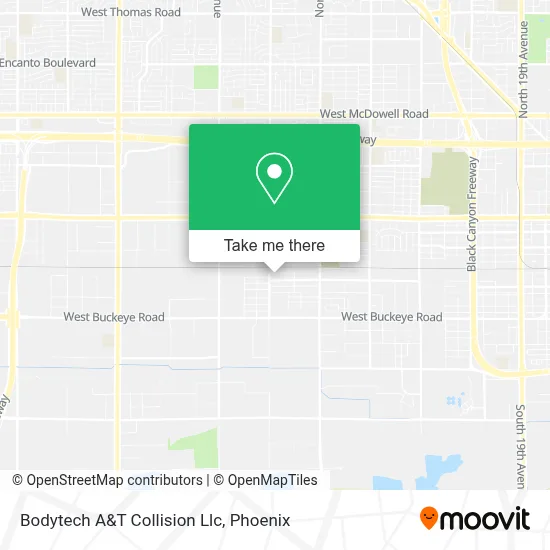 Bodytech A&T Collision Llc map