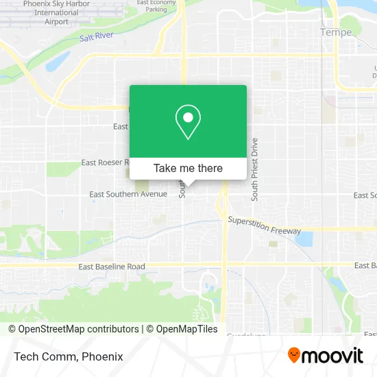 Tech Comm map