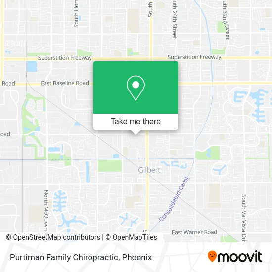 Purtiman Family Chiropractic map