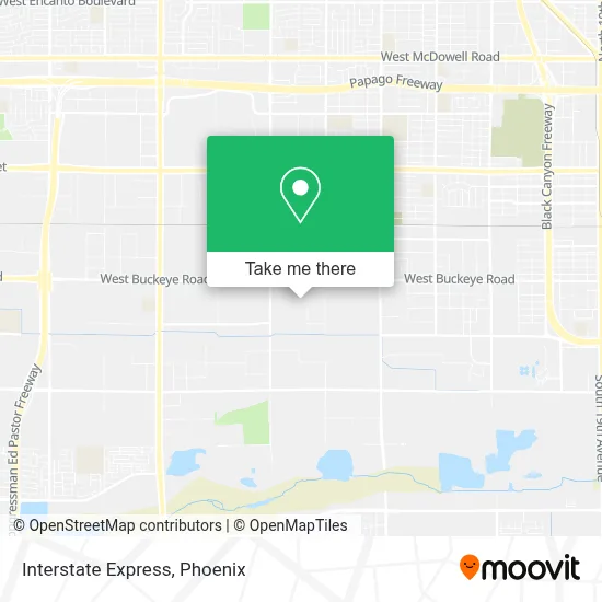 Interstate Express map