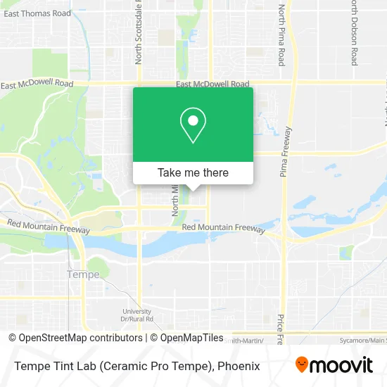 Tempe Tint Lab (Ceramic Pro Tempe) map