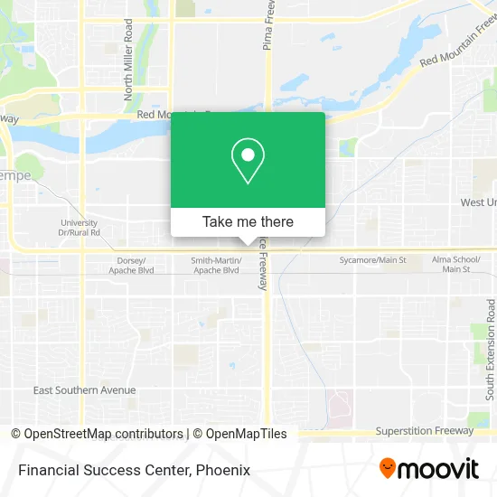 Financial Success Center map