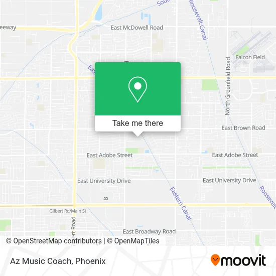 Az Music Coach map