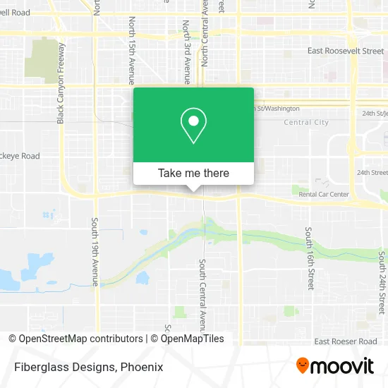 Fiberglass Designs map