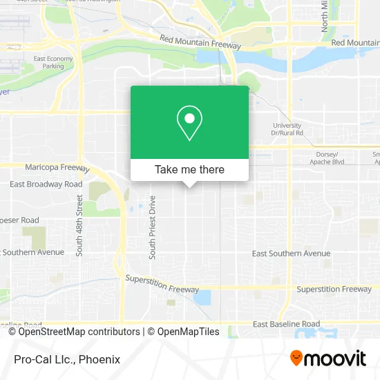 Pro-Cal Llc. map