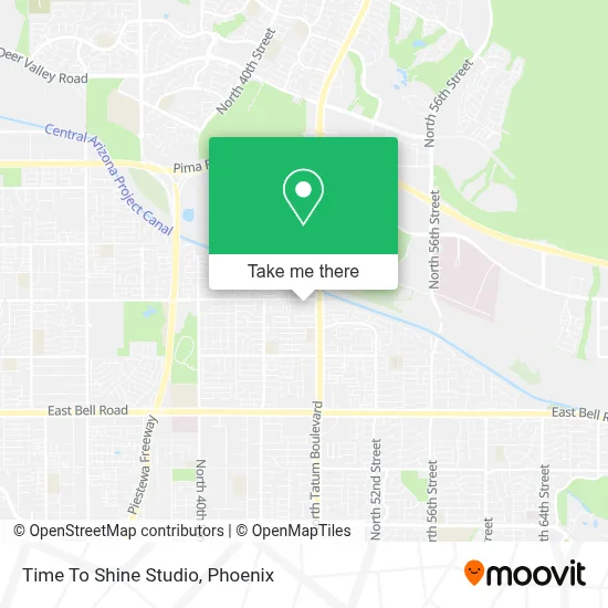 Time To Shine Studio map