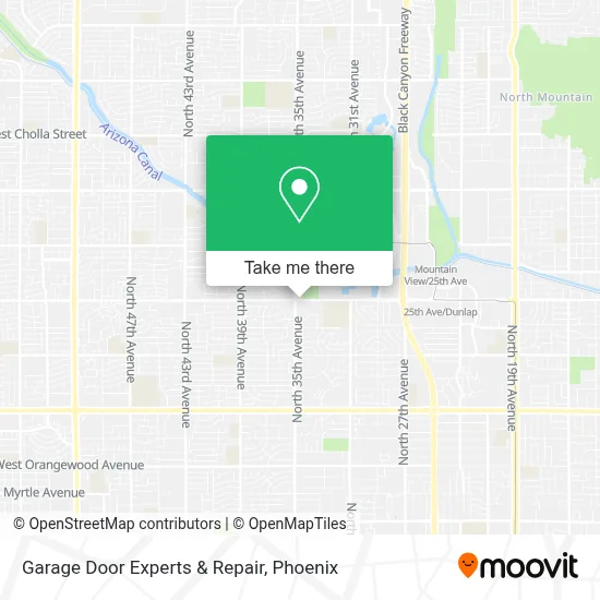 Garage Door Experts & Repair map