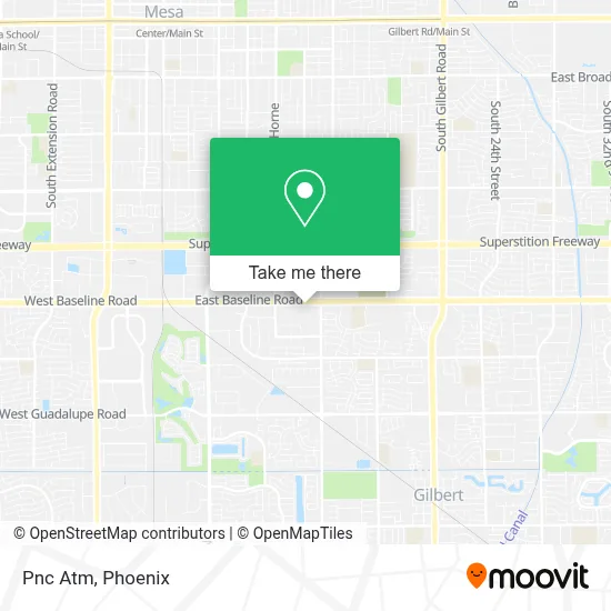 Pnc Atm map