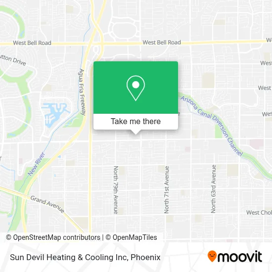 Sun Devil Heating & Cooling Inc map