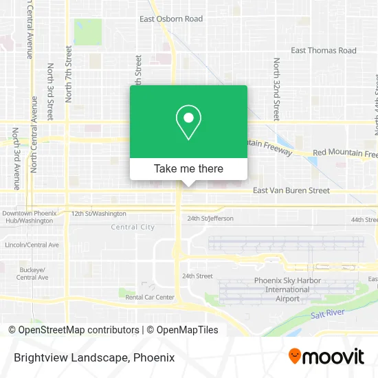 Brightview Landscape map