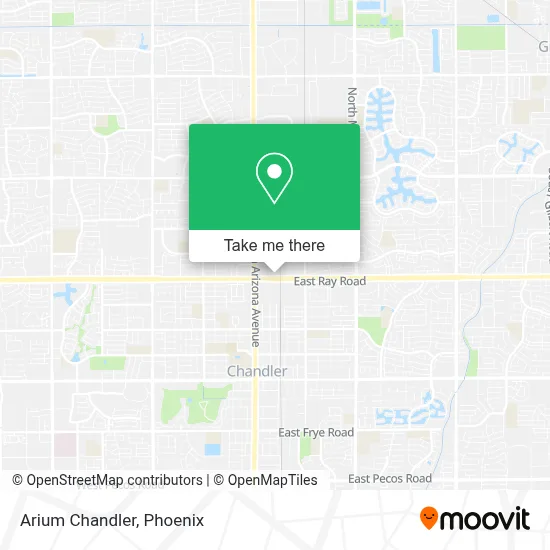 Arium Chandler map