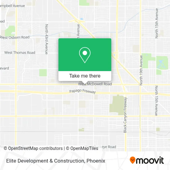 Elite Development & Construction map