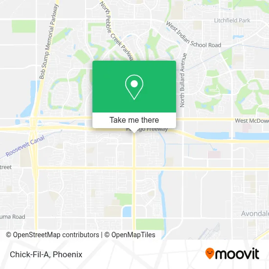 Chick-Fil-A map