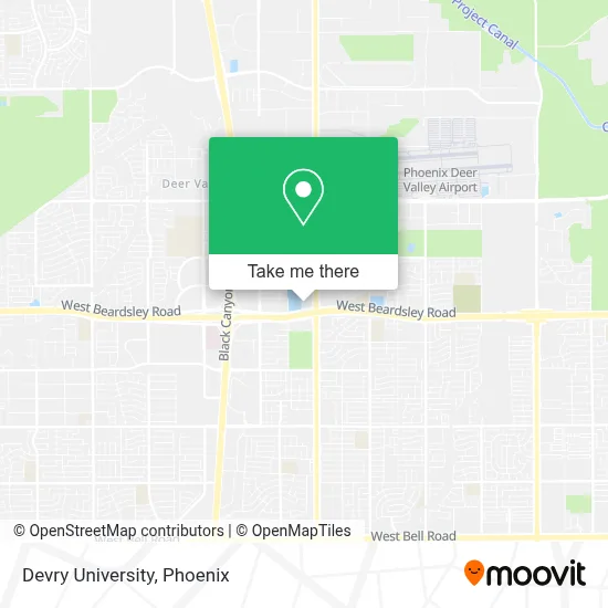 Devry University map