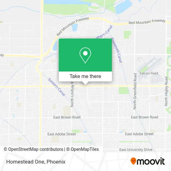 Homestead One map