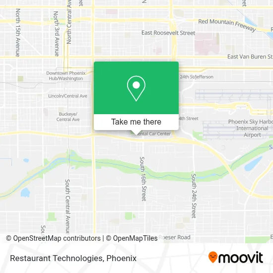 Restaurant Technologies map