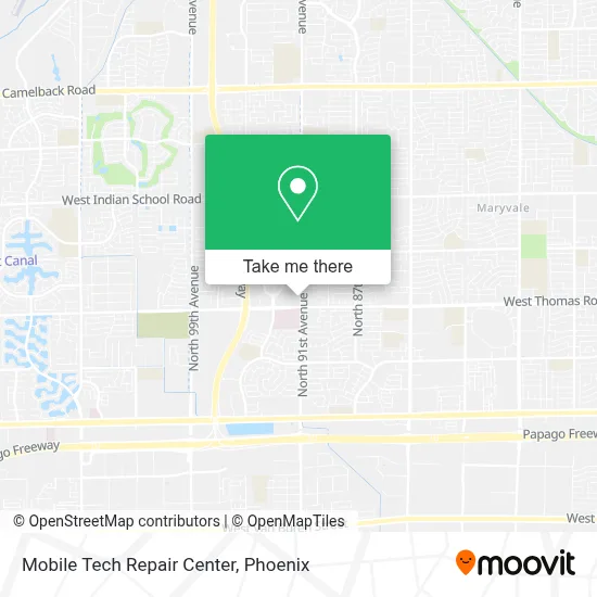 Mobile Tech Repair Center map