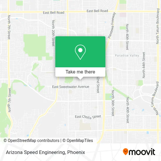 Arizona Speed Engineering map