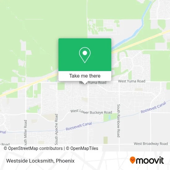 Westside Locksmith map