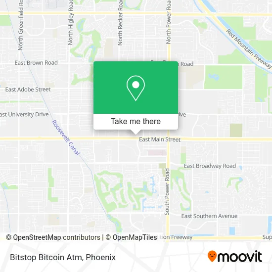 Bitstop Bitcoin Atm map